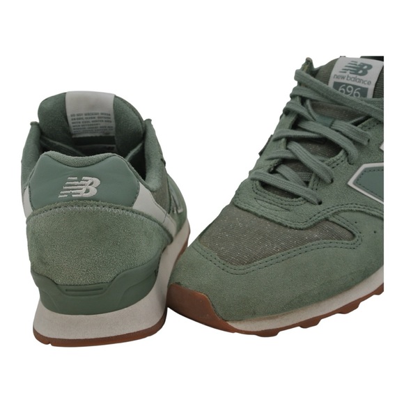 NB ✨NWOT✨ Suede and Fabric Sneakers in Sage and White Women’s S8 🌵 - Picture 1 of 10